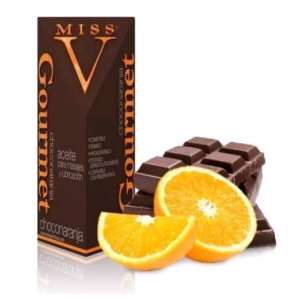 Aceite Comestible Miss V Gourmet Choco Naranja 30 ml para masajes y besos íntimos