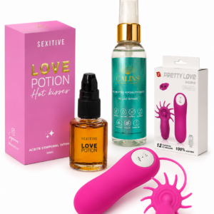 Kit Autocuidado – Boris Touch + Gel Base Agua + Love Potion Dulce de Leche