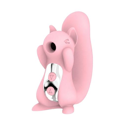 Succionador y vibrador Power Squirrel USB Rosa recargable