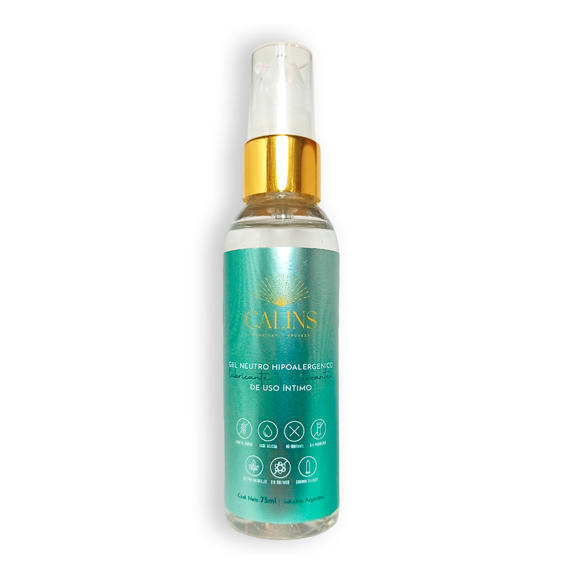 Gel Íntimo Neutro Hipoalergénico Calins 75 ml base acuosa para pieles sensibles