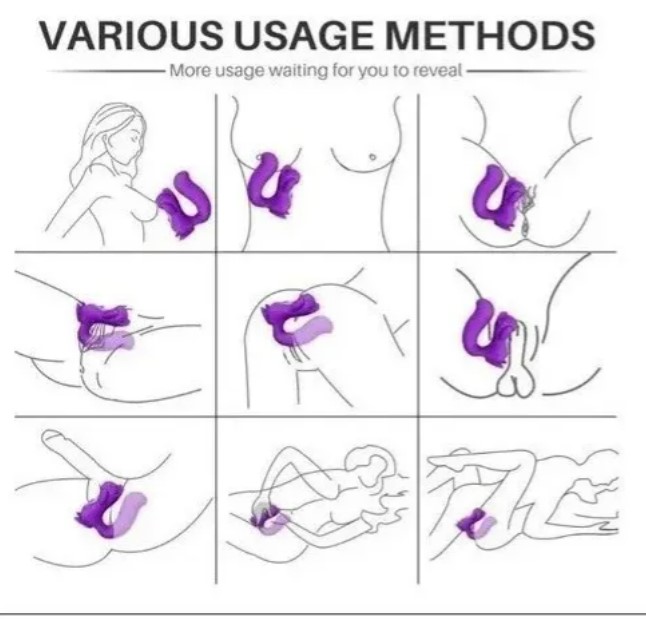 Succionador y vibrador Power Squirrel USB Violeta recargable