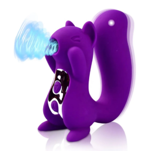 Succionador y vibrador Power Squirrel USB Violeta recargable